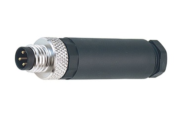 Binder M8 Kabelstecker, 3.5 - 5.0 mm, ungeschirmt, 99 3379 100 03, 99 3383 100 04, schraubklemm, IP67, UL listed