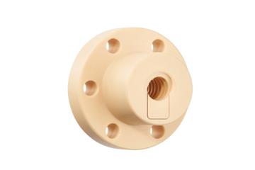 drylin® Trapezgewindemutter mit Flansch, Anti-Backlash, JFLM